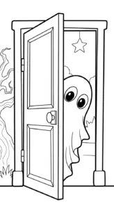 hình tô màu Halloween cho bé 7 tuổi miễn phí