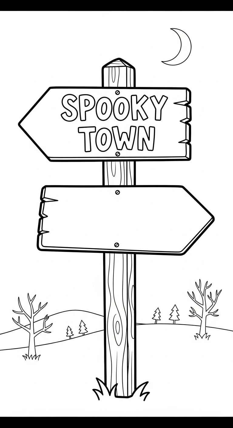 tranh tô màu Halloween cho bé 6 tuổi miễn phí