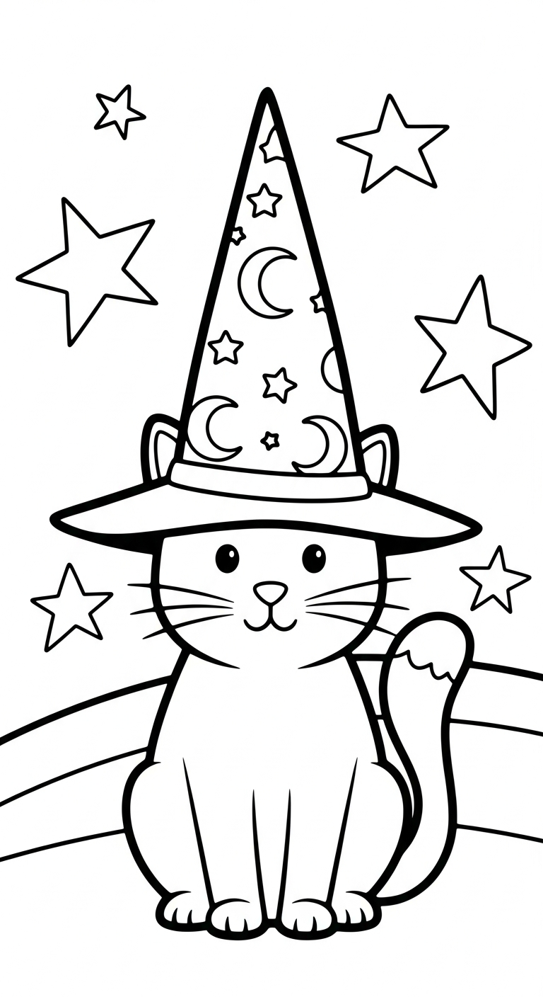 in hình tô màu Halloween