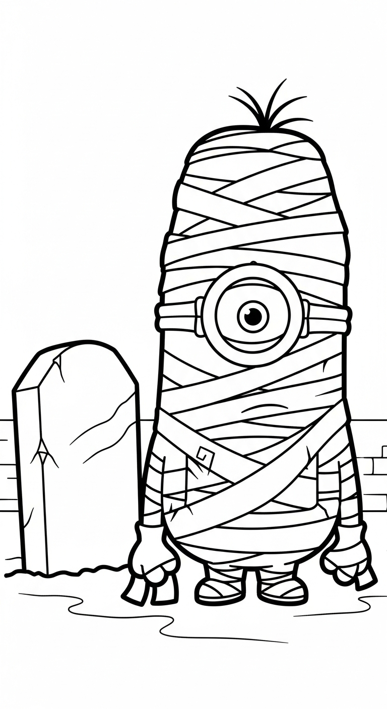 in hình tô màu Halloween 1