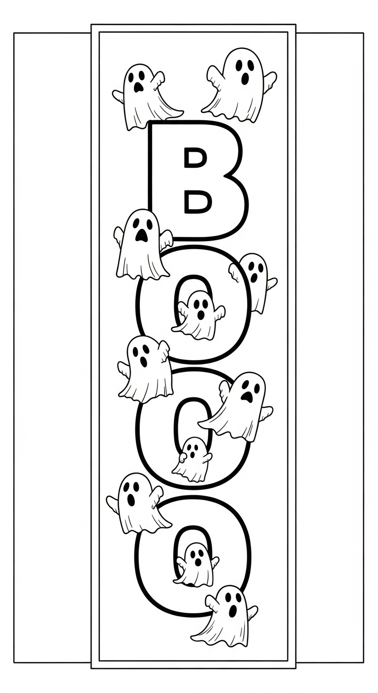 tải tranh tô màu Halloween