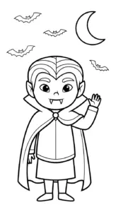 hình tô màu Halloween miễn phí