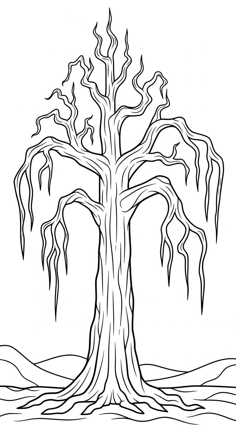 tải tranh tô màu Halloween chất lượng cao