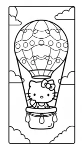 hình tô màu Hello Kitty miễn phí