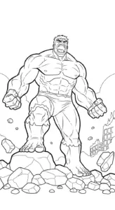 tải tranh tô màu Hulk cho bé 8 tuổi