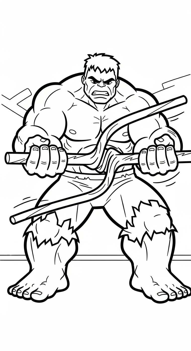 tải tranh tô màu Hulk chất lượng cao