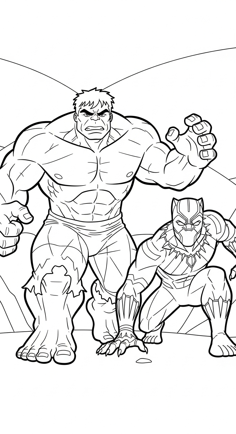 tải tranh tô màu Hulk không mất tiền