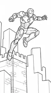 tải hình tô màu Iron Man chất lượng cao