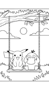 tải tranh tô màu Pikachu không mất tiền