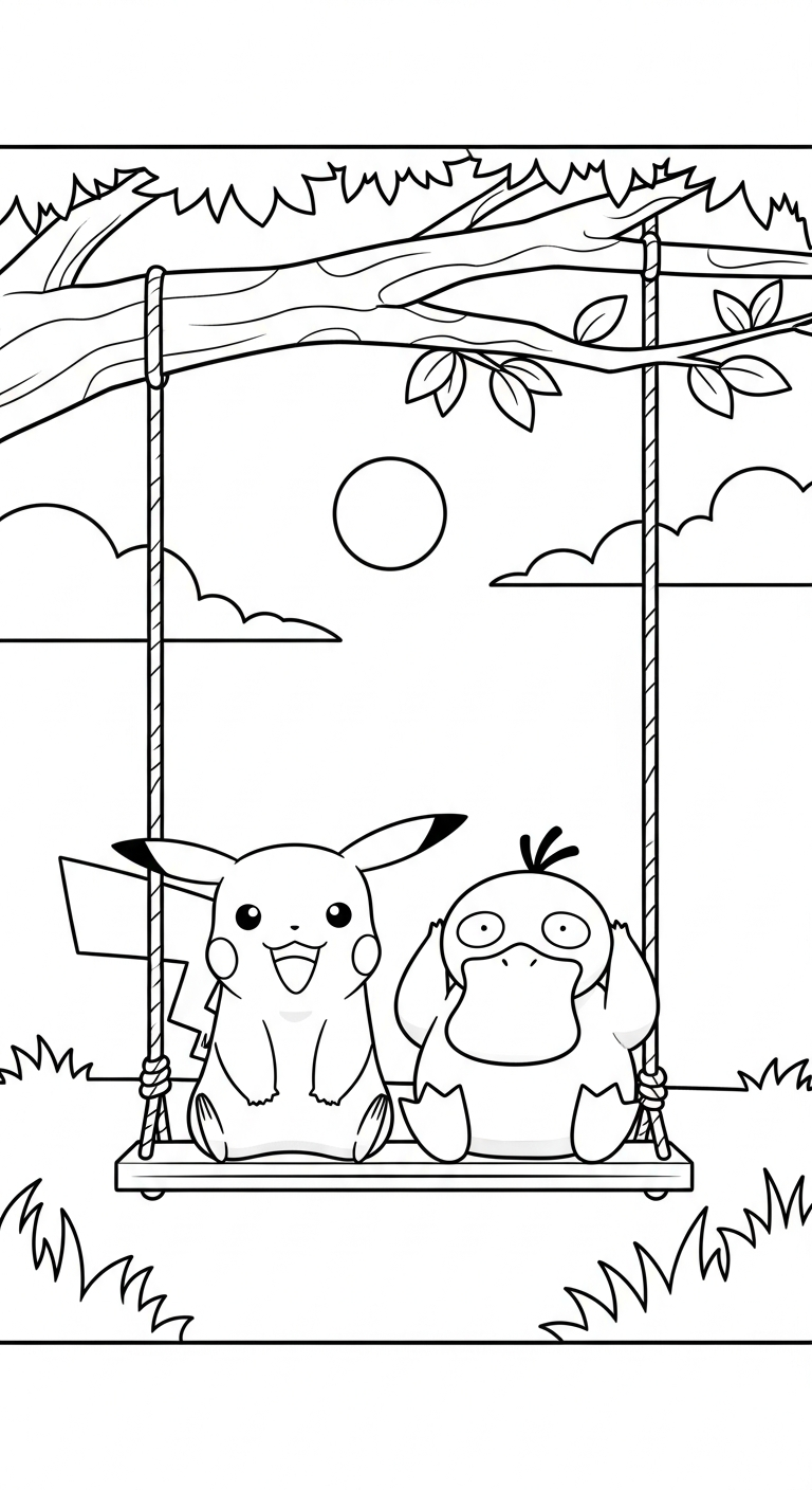 tải tranh tô màu Pikachu không mất tiền