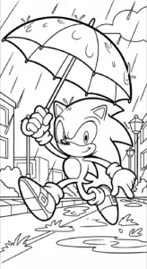 tranh tô màu Sonic pdf