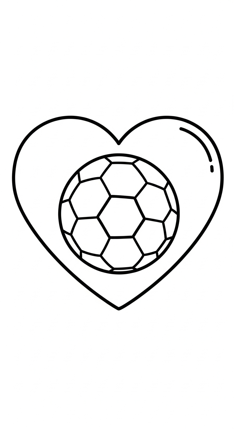 hình tô màu bóng đá rõ nét