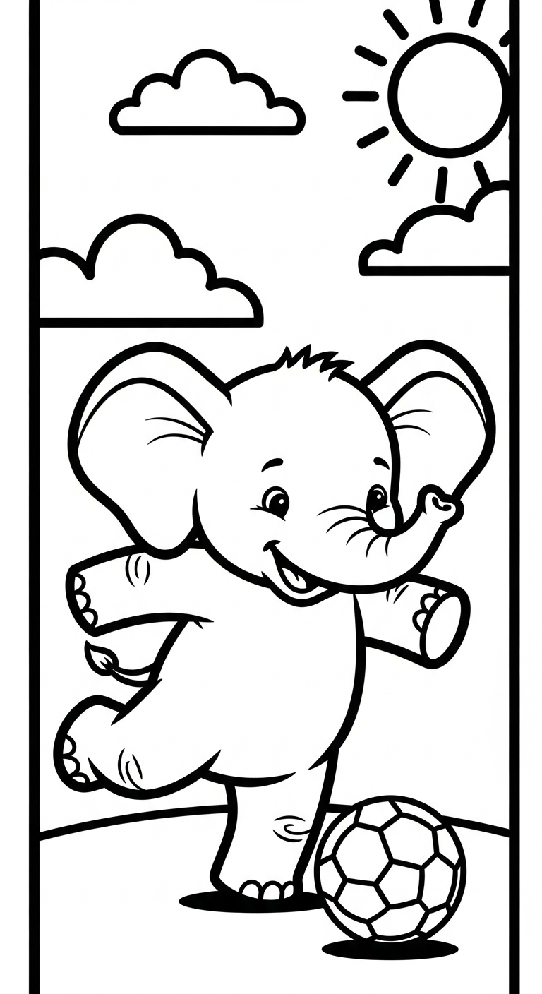 hình tô màu bóng đá rõ nét 1