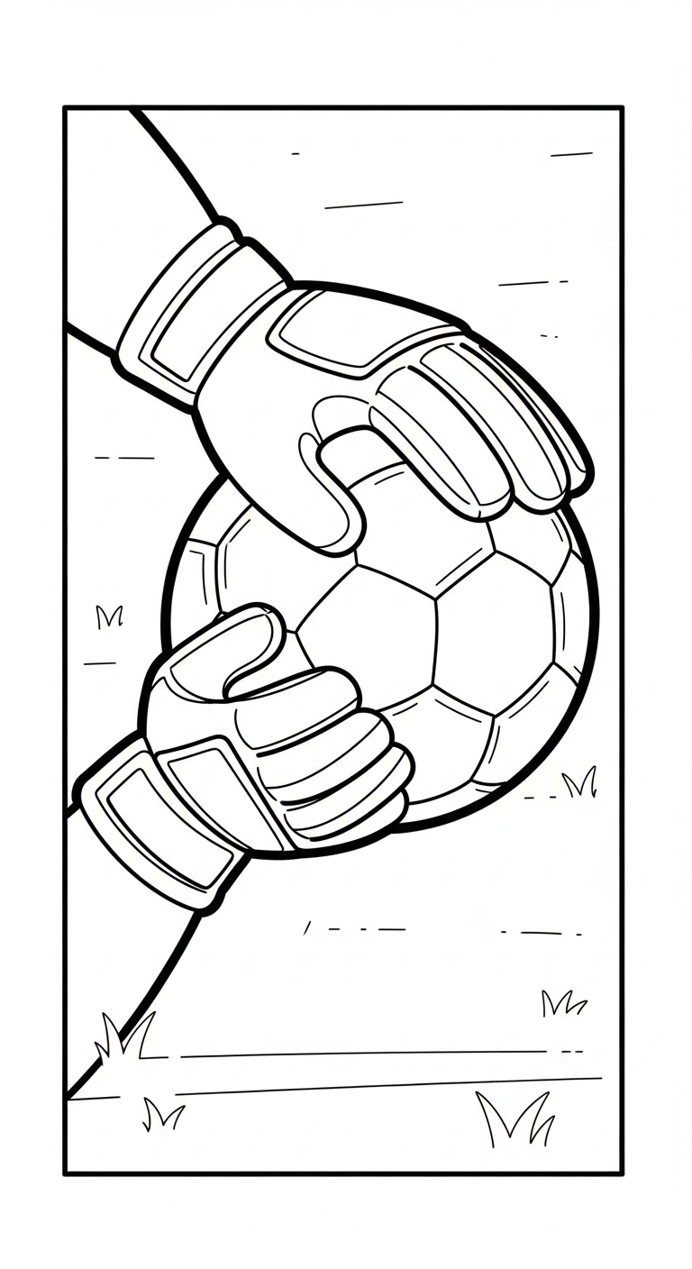 tranh tô màu bóng đá cho trẻ em