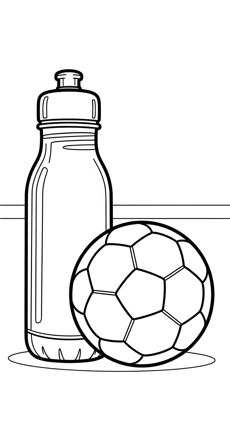 tranh tô màu bóng đá rõ nét