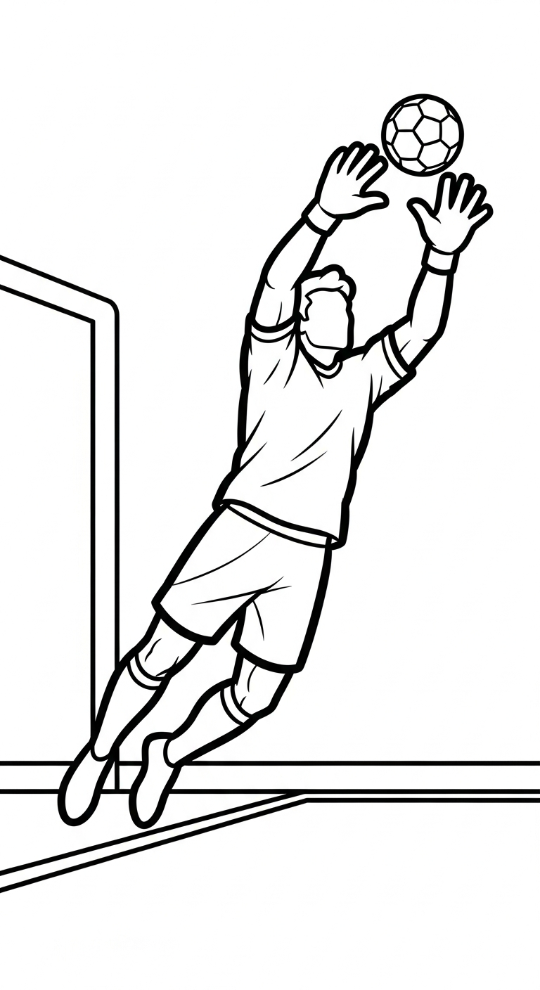 tranh tô màu bóng đá cho bé đơn giản 1