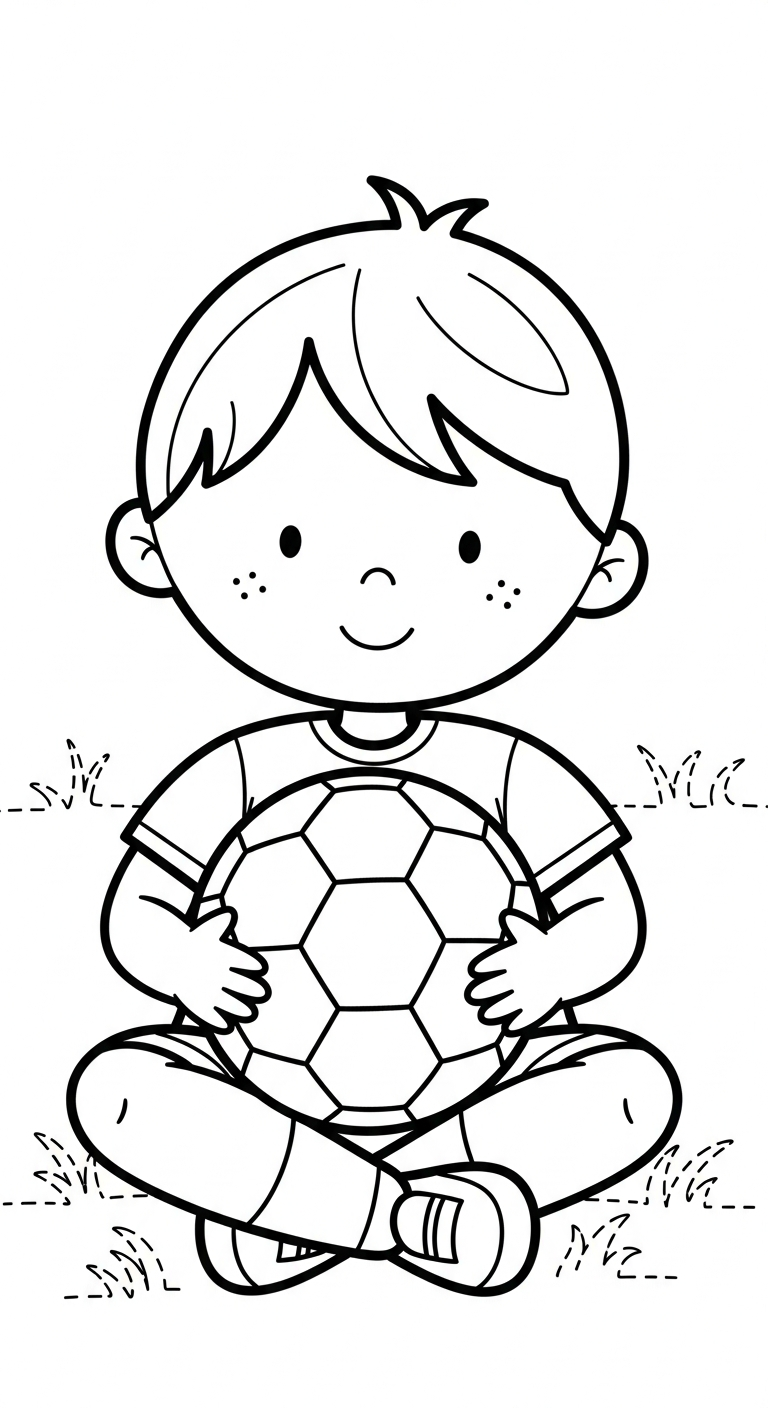 tải hình tô màu bóng đá cho bé 3 tuổi