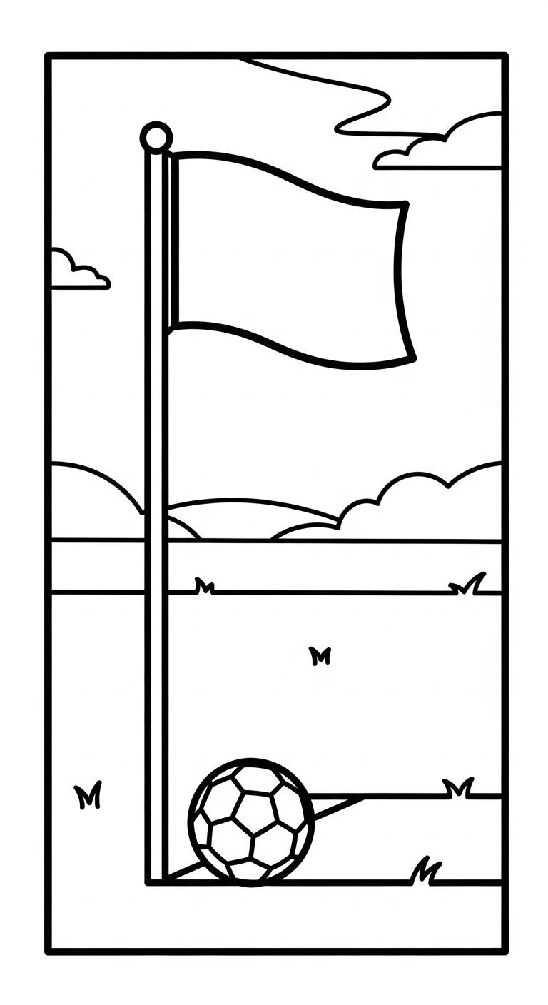 tranh tô màu bóng đá cho bé 7 tuổi miễn phí