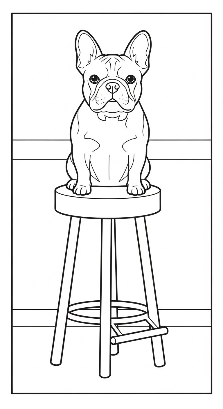 hình tô màu chó cho trẻ em 1