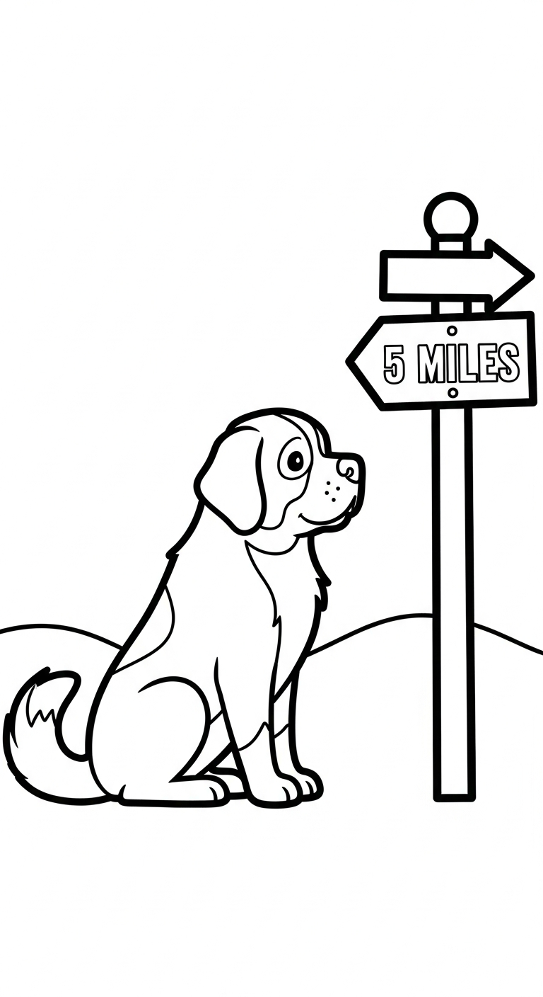 in tranh tô màu chó