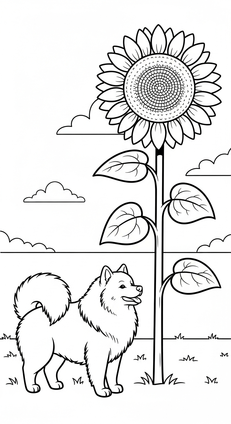 hình tô màu chó cho bé 7 tuổi miễn phí