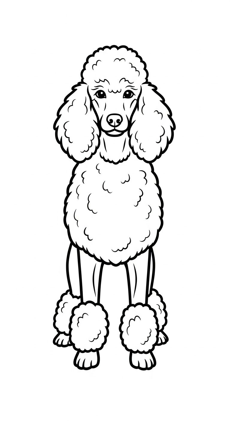 tải hình tô màu chó cho bé miễn phí 2