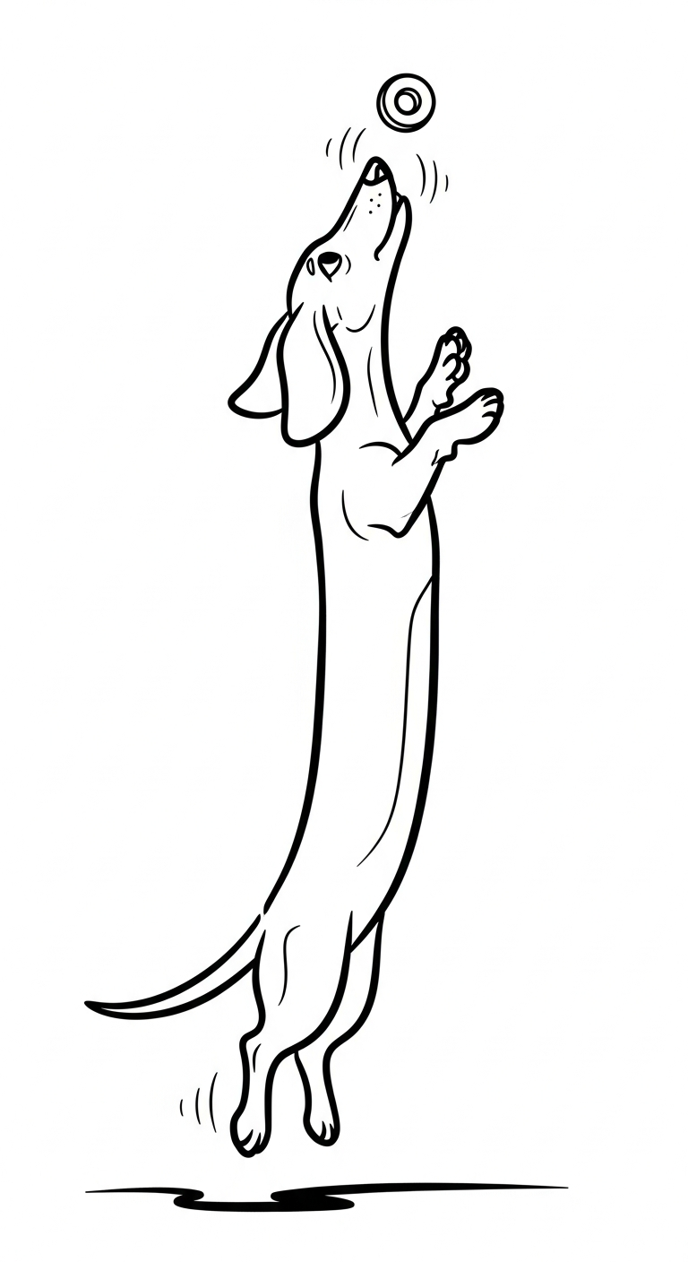 tranh tô màu chó tập tô