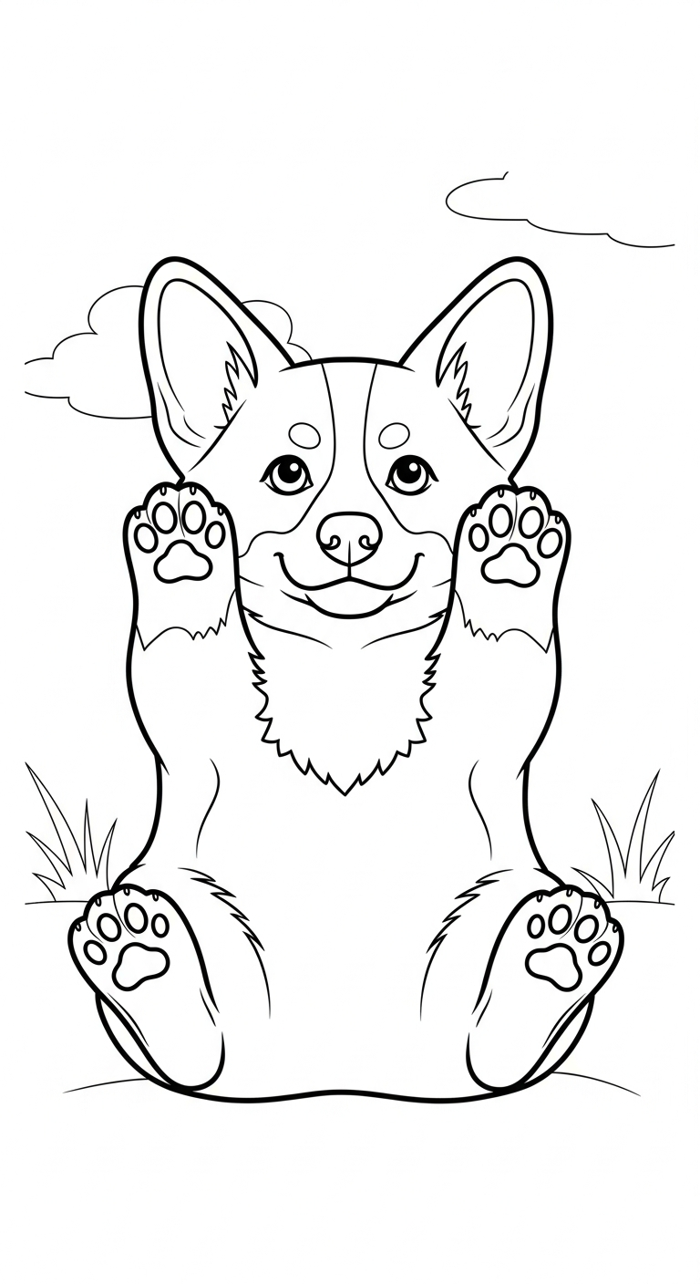 tranh tô màu chó cho bé 3 tuổi