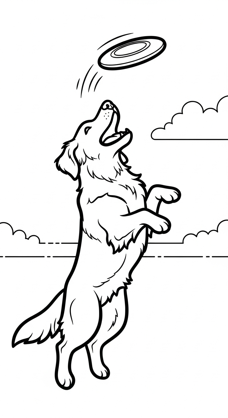 tranh tô màu chó cho bé 7 tuổi miễn phí