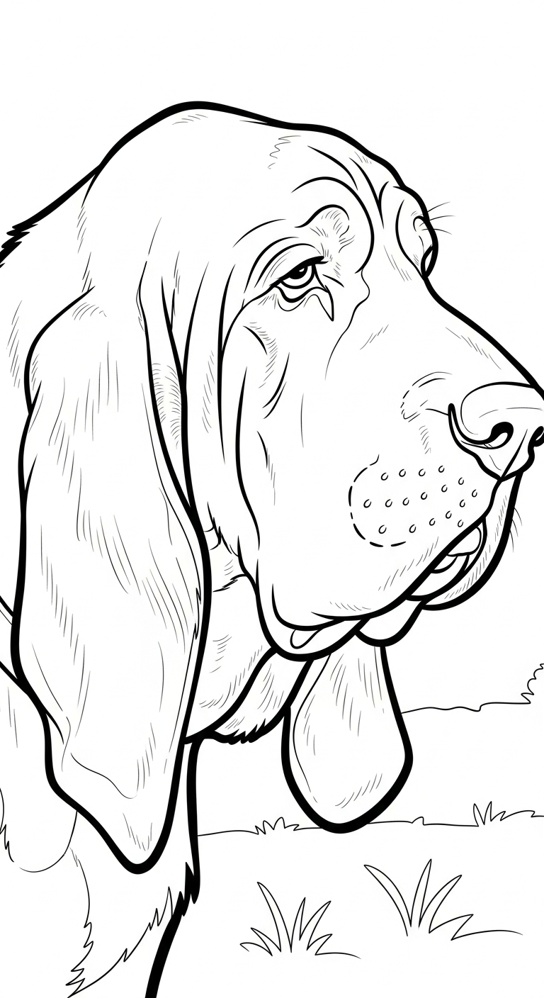 tranh tô màu chó cho bé 8 tuổi