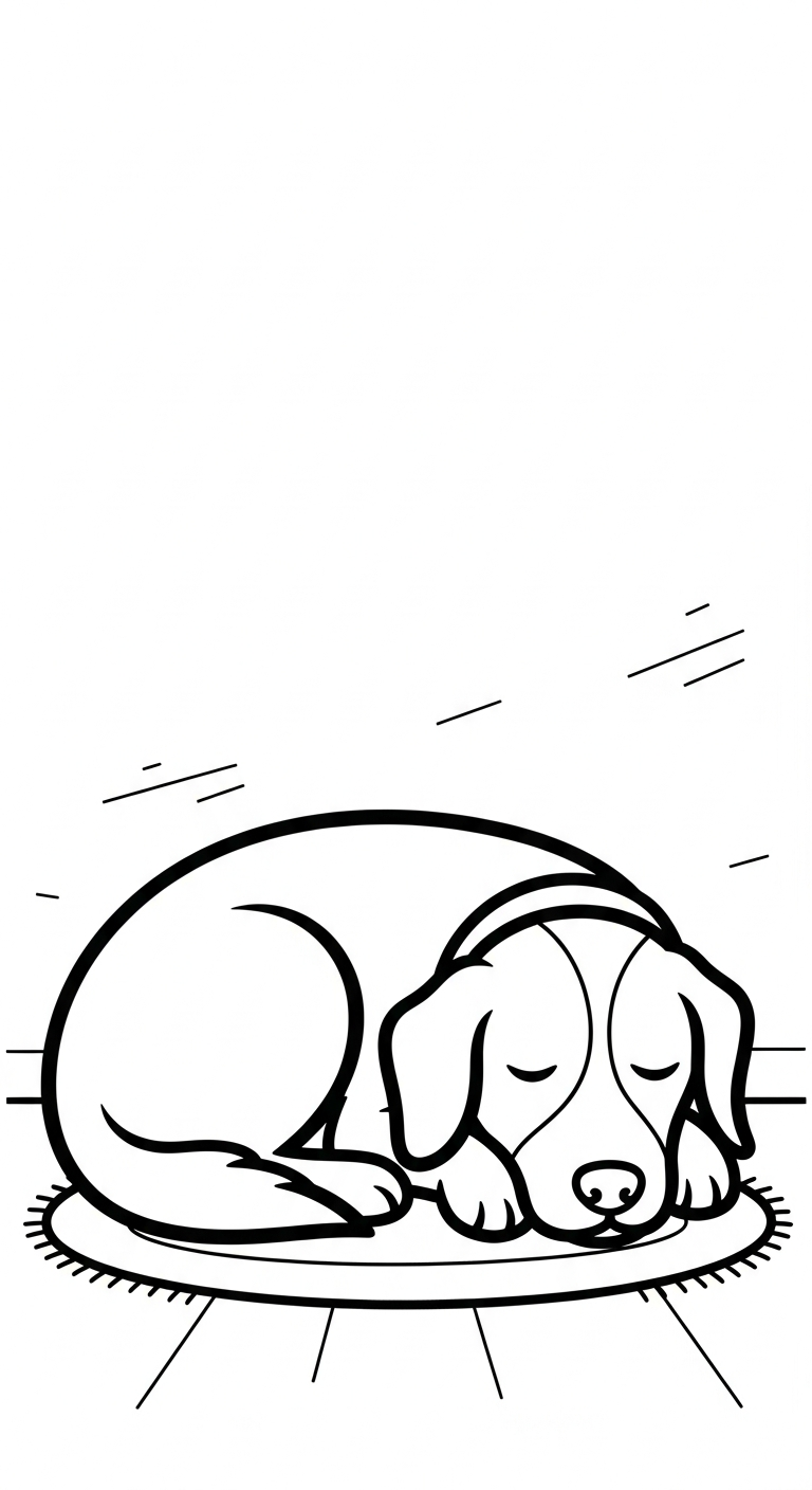 in hình tô màu chó cho bé 8 tuổi