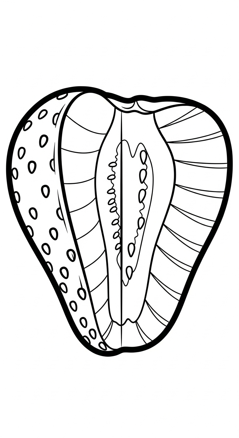 file hình tô màu dâu tây cho bé 4-5 tuổi