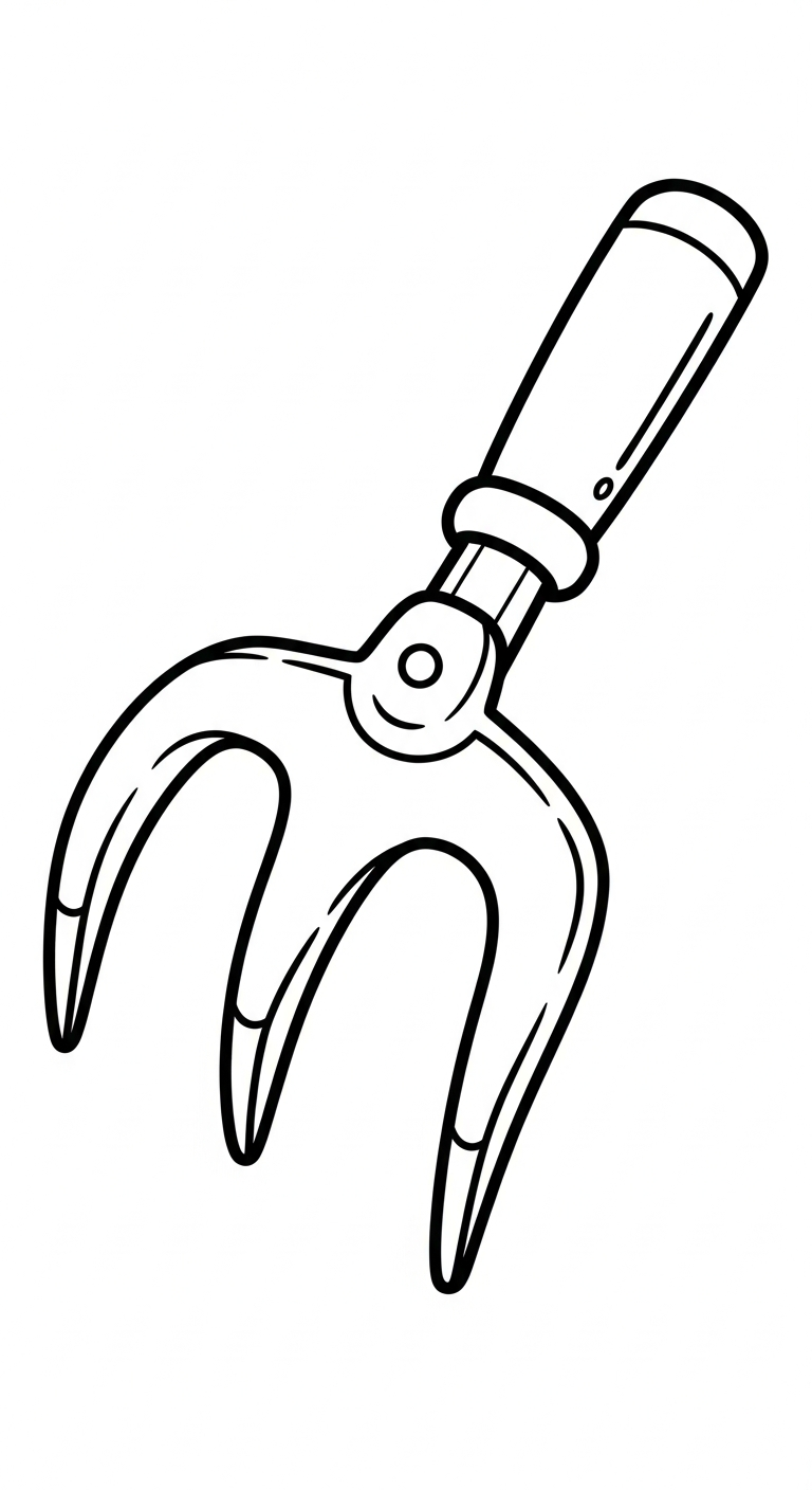 tải file hình tô màu dụng cụ nghề nông