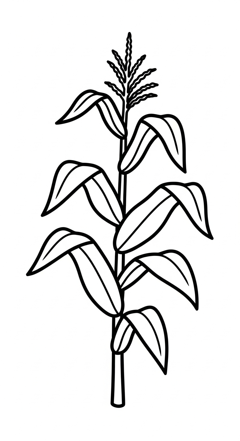 tranh tô màu dụng cụ nghề nông cho bé 5 tuổi 1