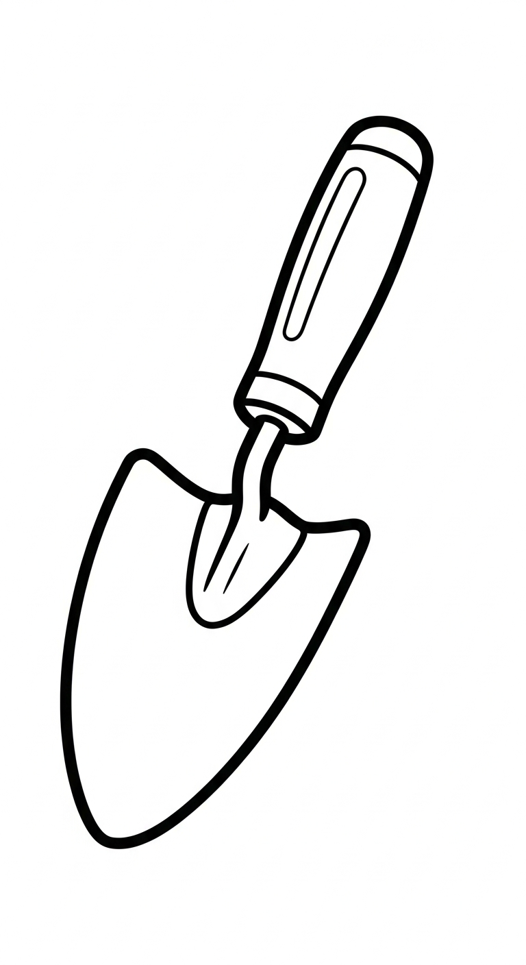 hình tô màu dụng cụ nghề nông cho trẻ em 1