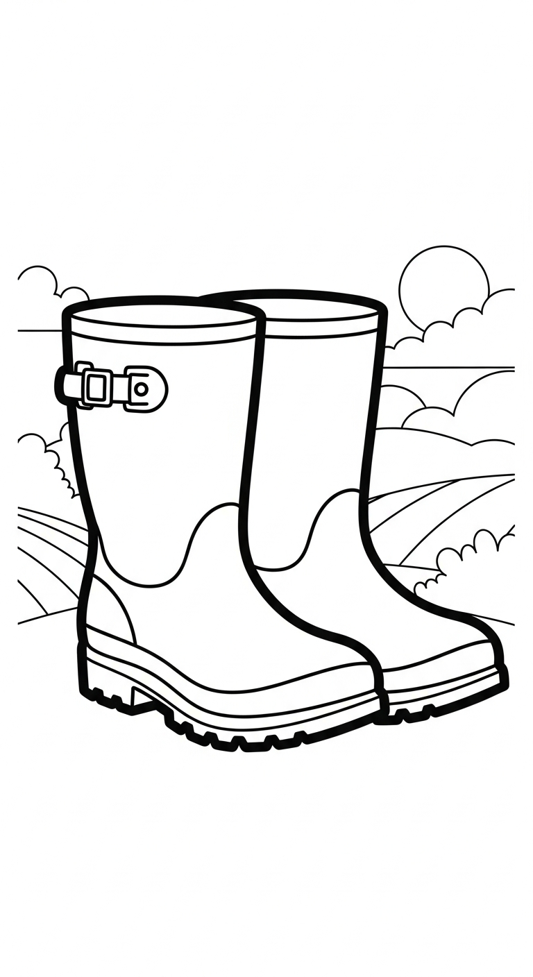 tranh tô màu dụng cụ nghề nông tập tô 1