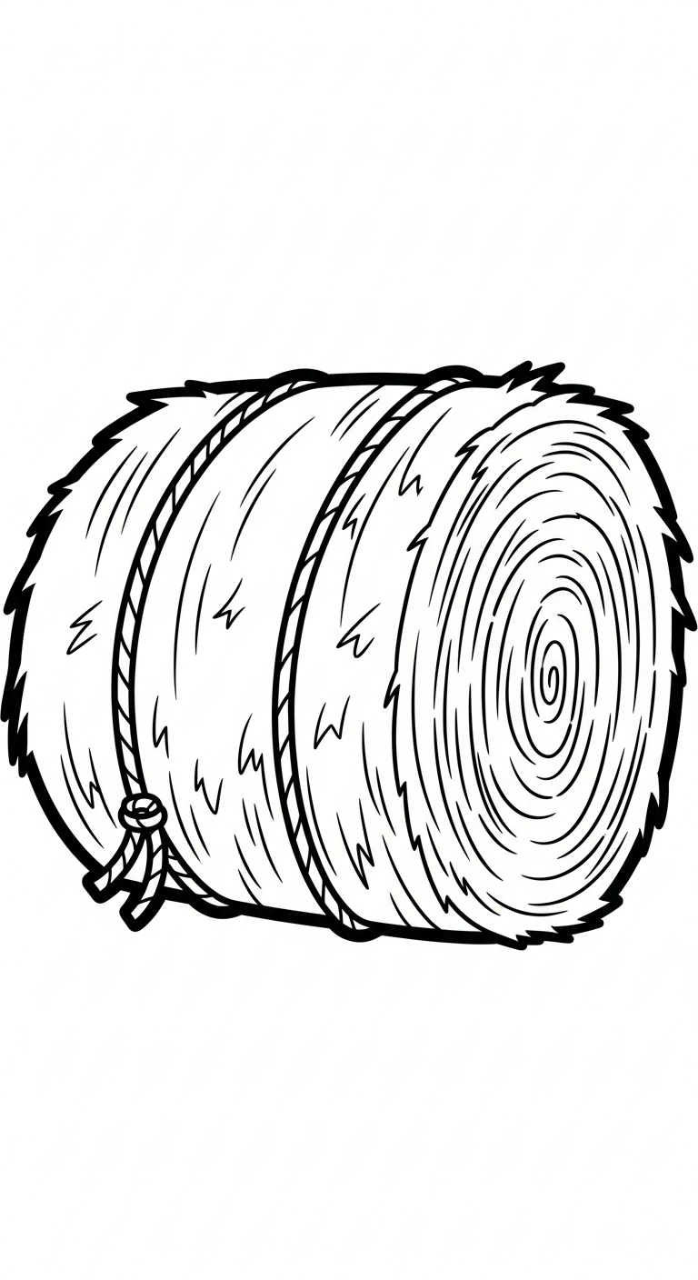 file pdf tranh tô màu dụng cụ nghề nông cho bé