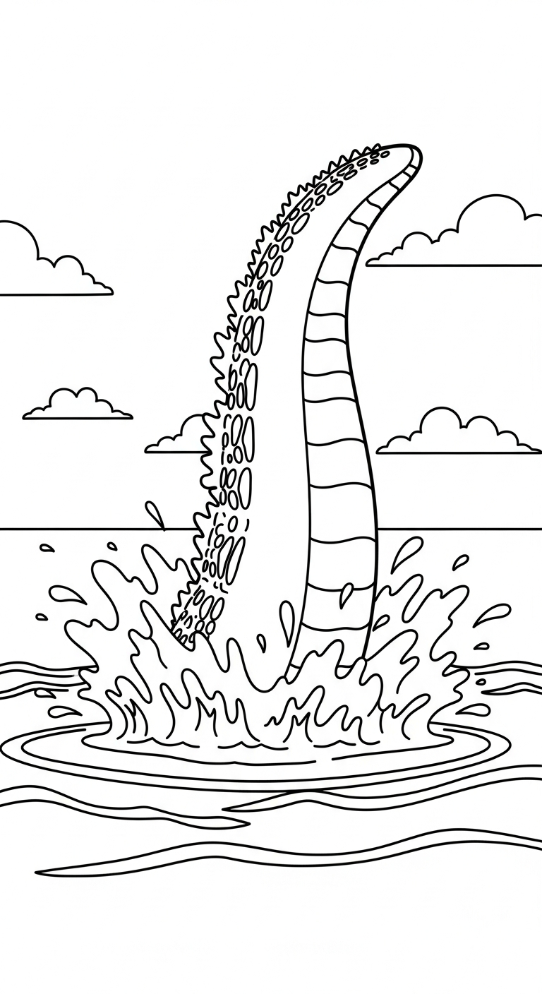 tải tranh tô màu godzilla cho bé 3 tuổi