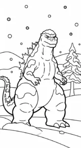tải tranh tô màu godzilla pdf