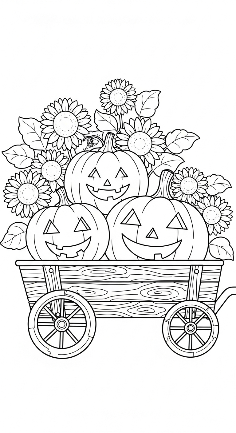 tải tranh tô màu hoa hướng dương cho bé 6 tuổi