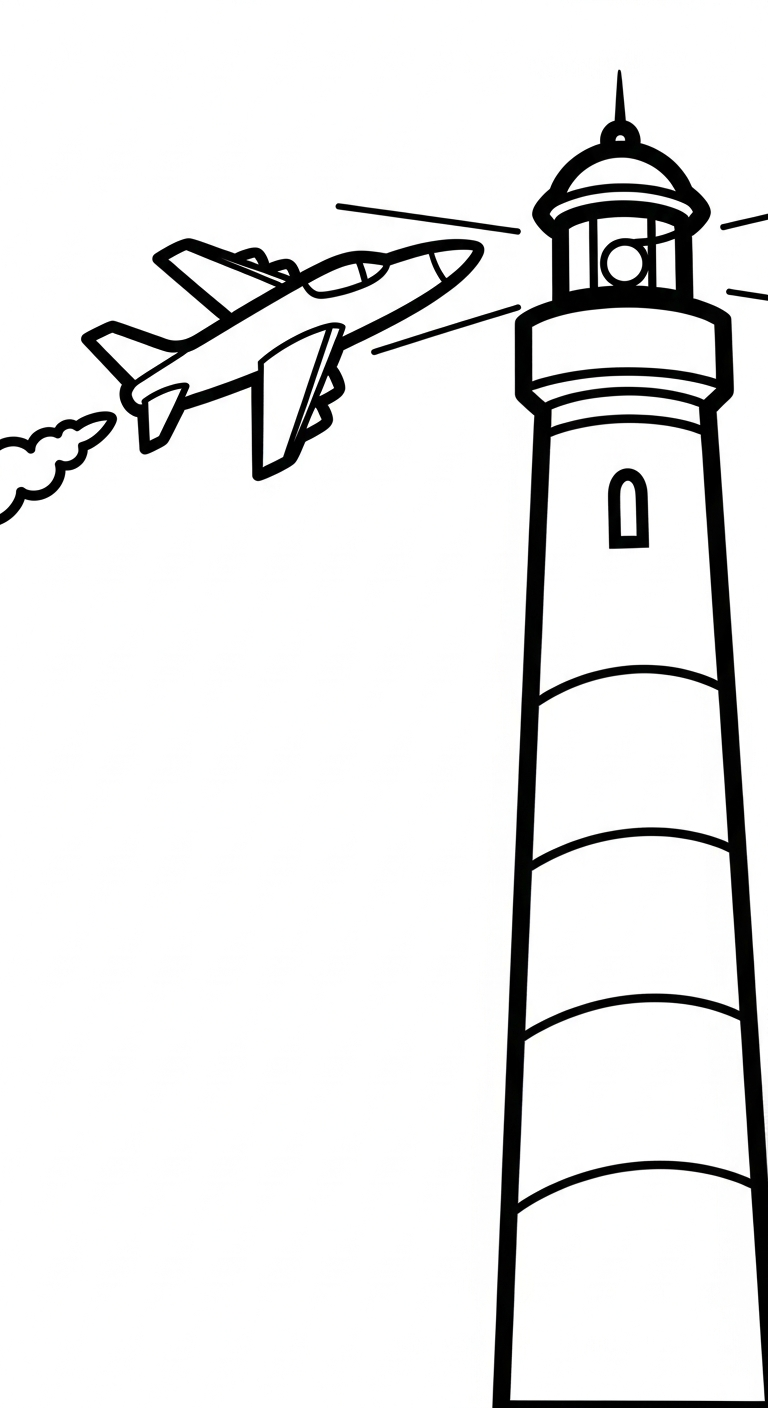 in tranh tô màu máy bay khổ A4