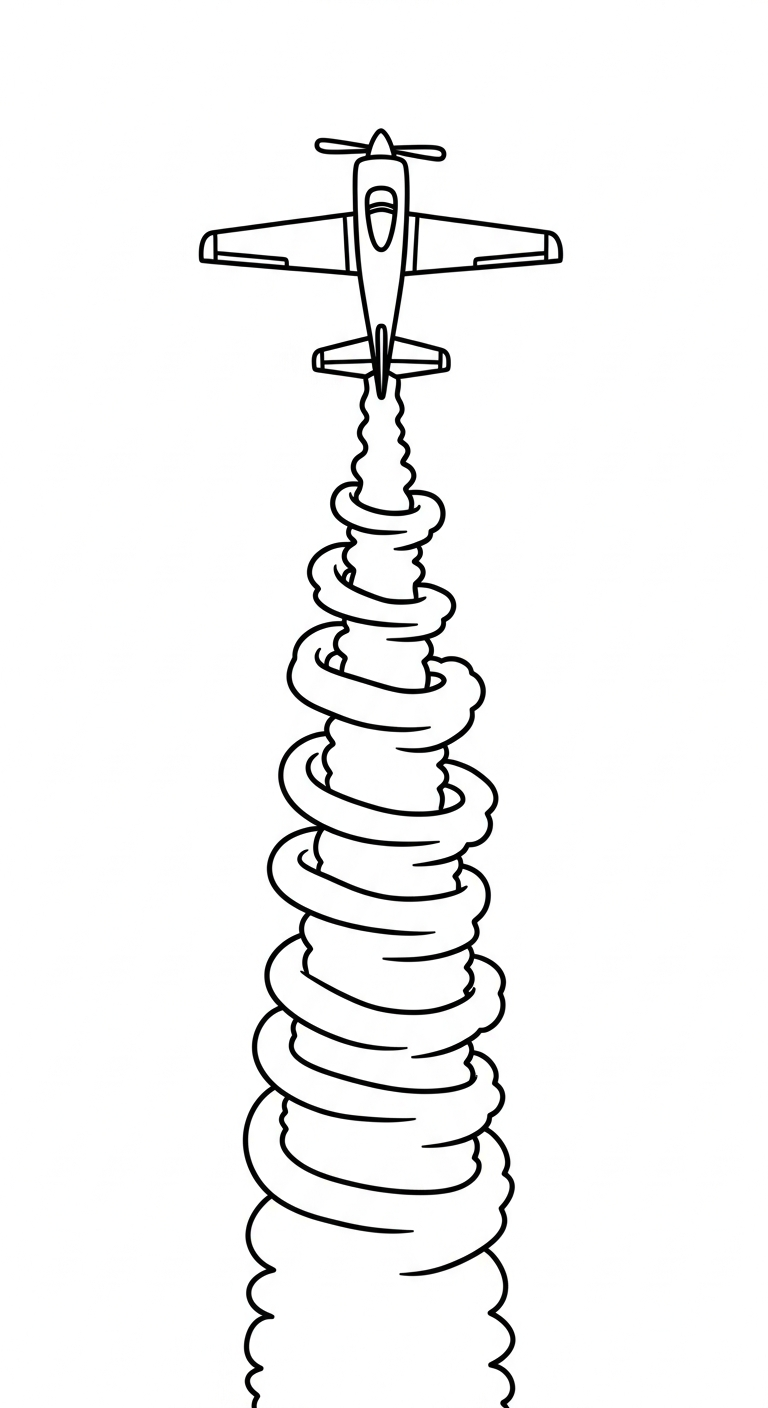 tải hình tô màu máy bay cho bé 8 tuổi