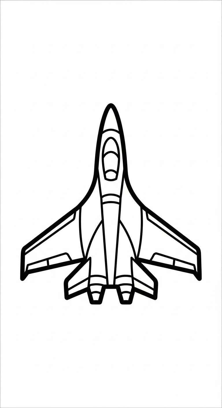 tranh tô màu máy bay cho bé 7 tuổi