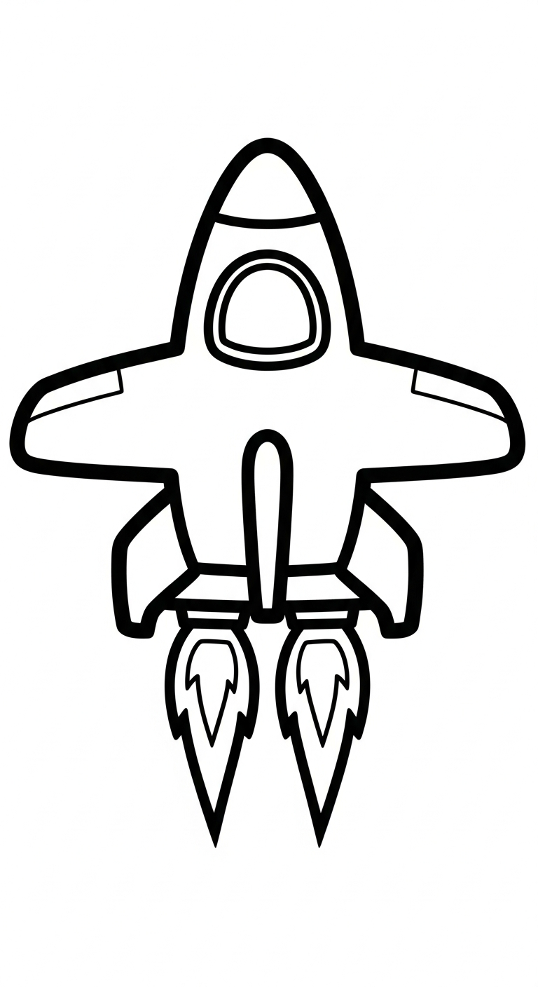 tranh tô màu máy bay cho bé