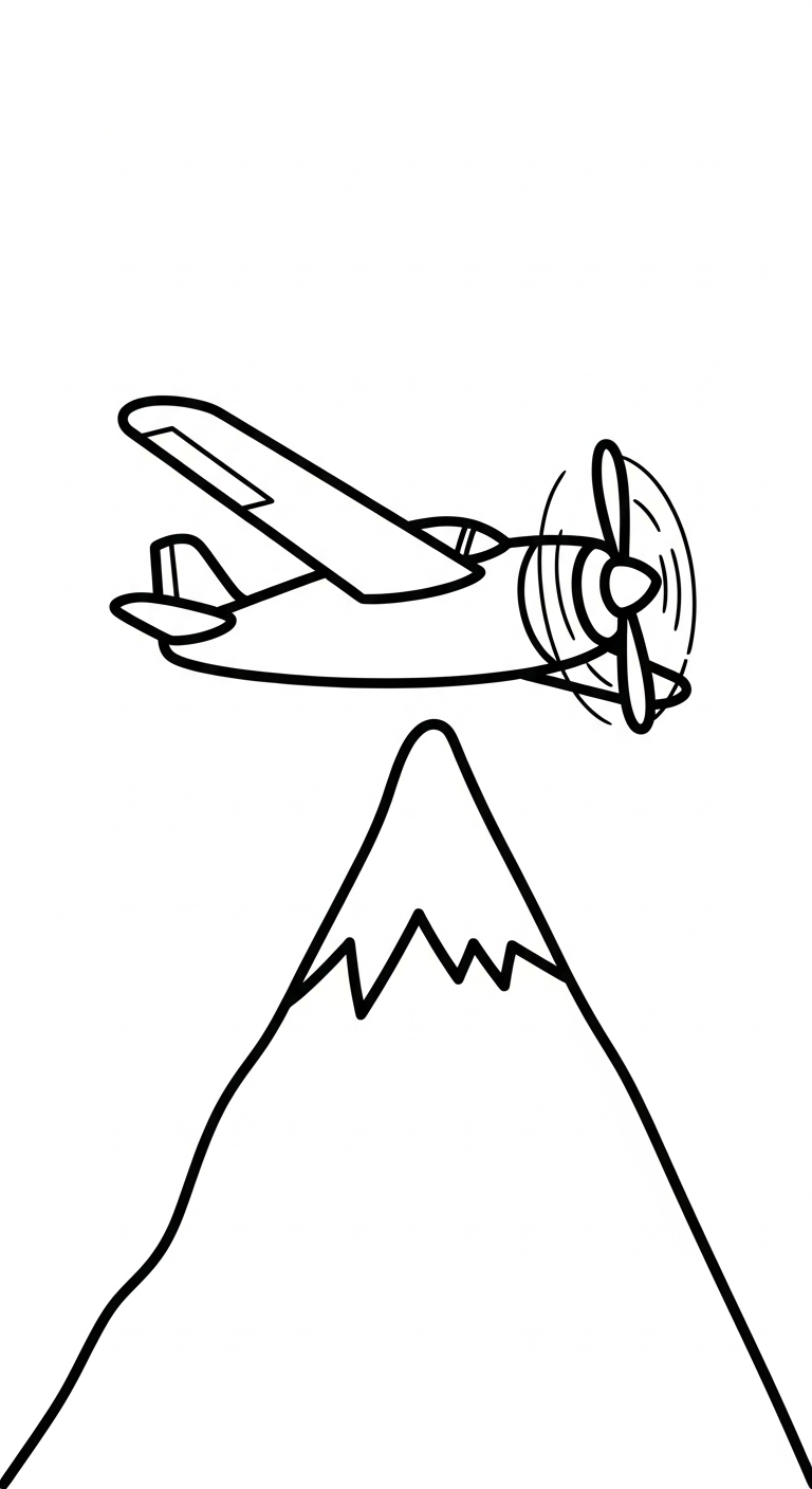 tranh tô màu máy bay cho bé 4 tuổi miễn phí