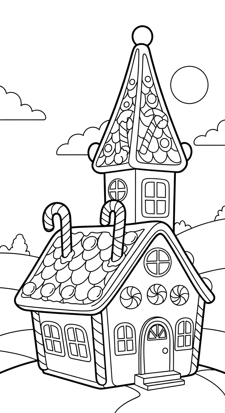 hình tô màu ngôi nhà pdf