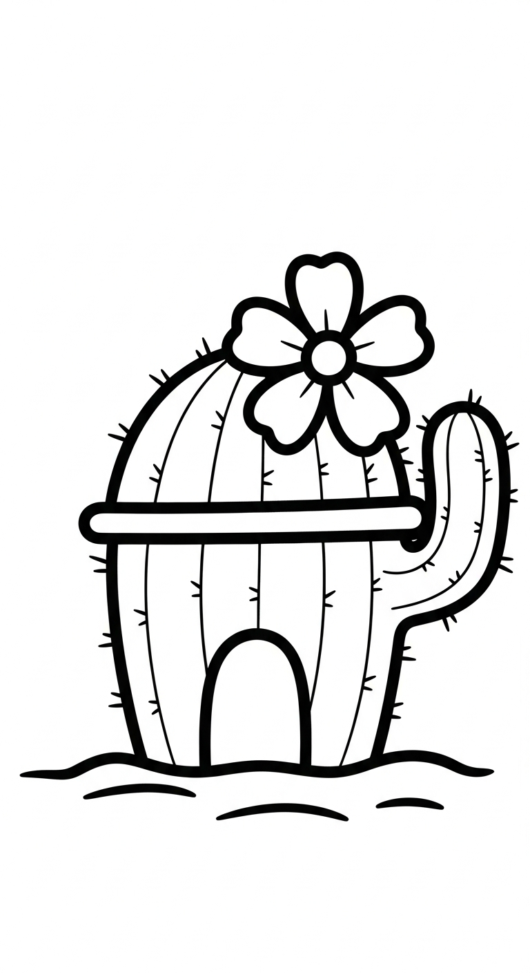 tranh tô màu ngôi nhà cho bé 1