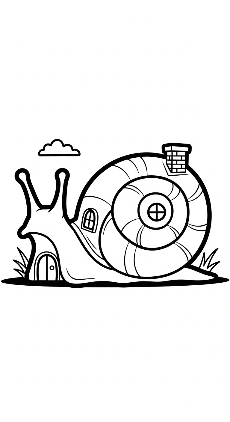 tranh tô màu ngôi nhà miễn phí