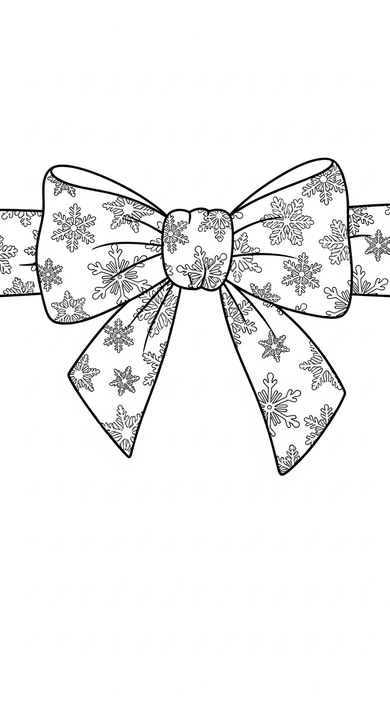 hình tô màu nơ cho bé 5 tuổi