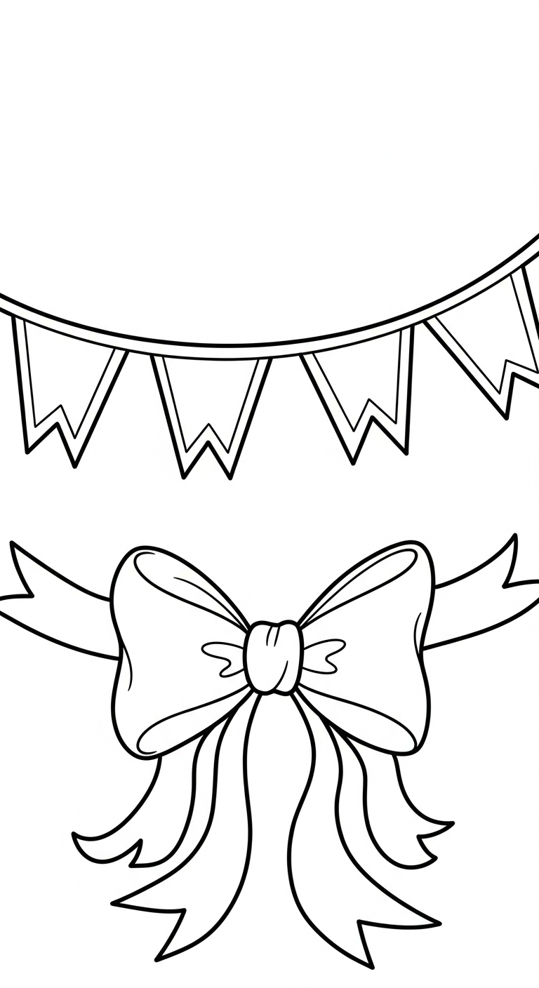 in hình tô màu nơ cho bé 5 tuổi 1